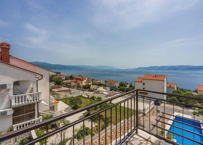 Modernes Nur 300 Meter Zum Mit Meerblick, Pool, Grill - Hundefreundlich Нови-Винодолски