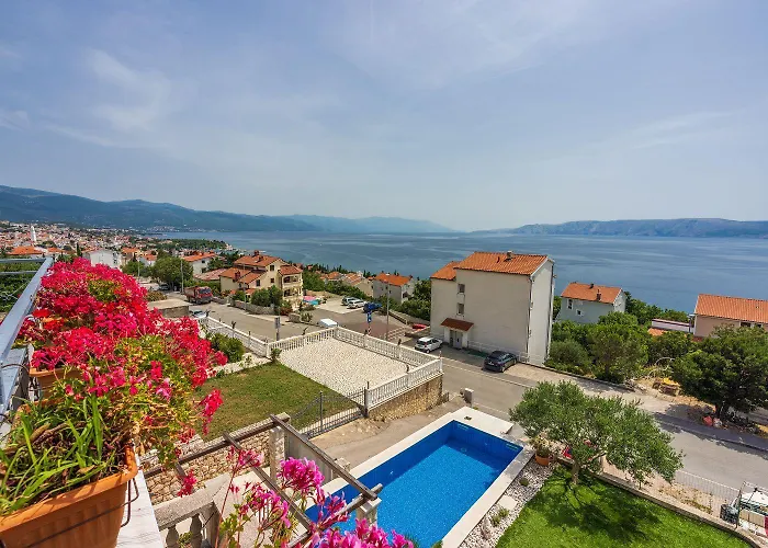 Modernes Nur 300 Meter Zum Mit Meerblick, Pool, Grill - Hundefreundlich Novi Vinodolski